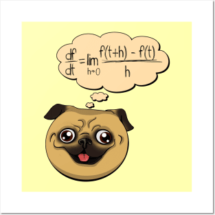 Pug thoughts Posters and Art